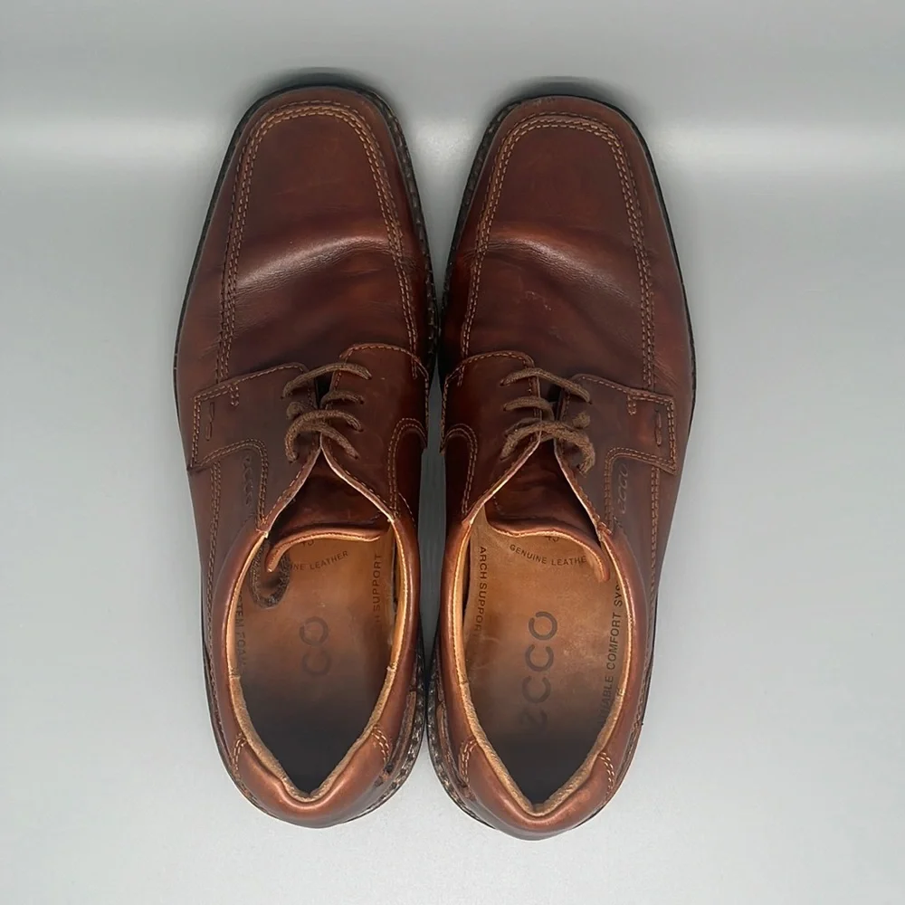 ECCO Oxford Leather Dress Shoes Men’s Sz 9 /‎ EU 43